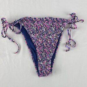Tamnoon Colorful High Waisted String Bikini Bottom